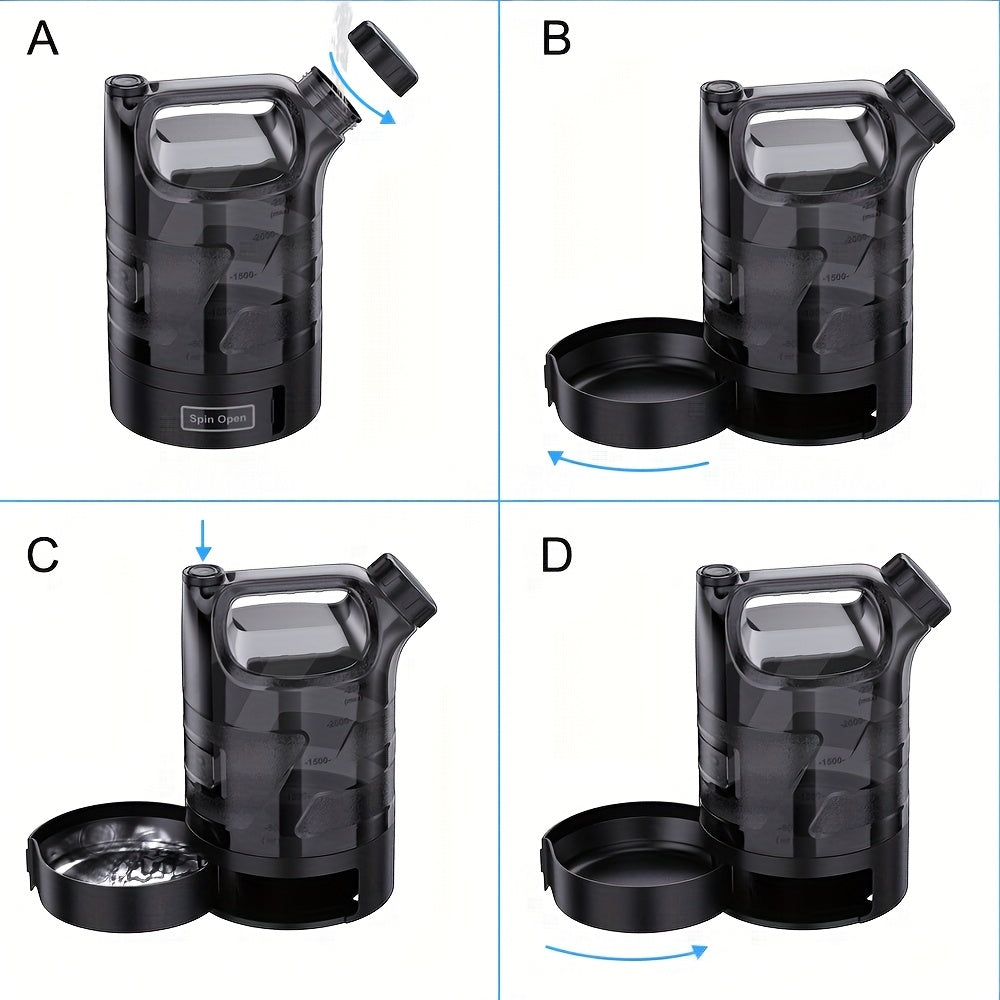 Pet Water Dispenser Leakproof Dual Flow Control